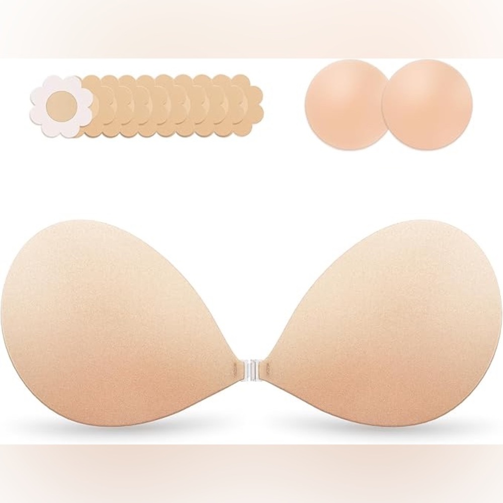 Invisible Strapless Sticky Bra – Lift, Comfort & Confidence